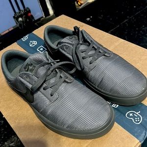 Nike sb shoes EUC size 12 metallic silver